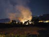 Murrieta Fire & Rescue crews tackle the fires that began shortly before 9 p.m. Sunday.