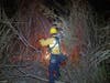 Murrieta Fire & Rescue crews tackle the fires that began shortly before 9 p.m. Sunday.