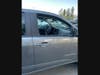 The Chevrolet Colorado's smashed window following the dog rescue.