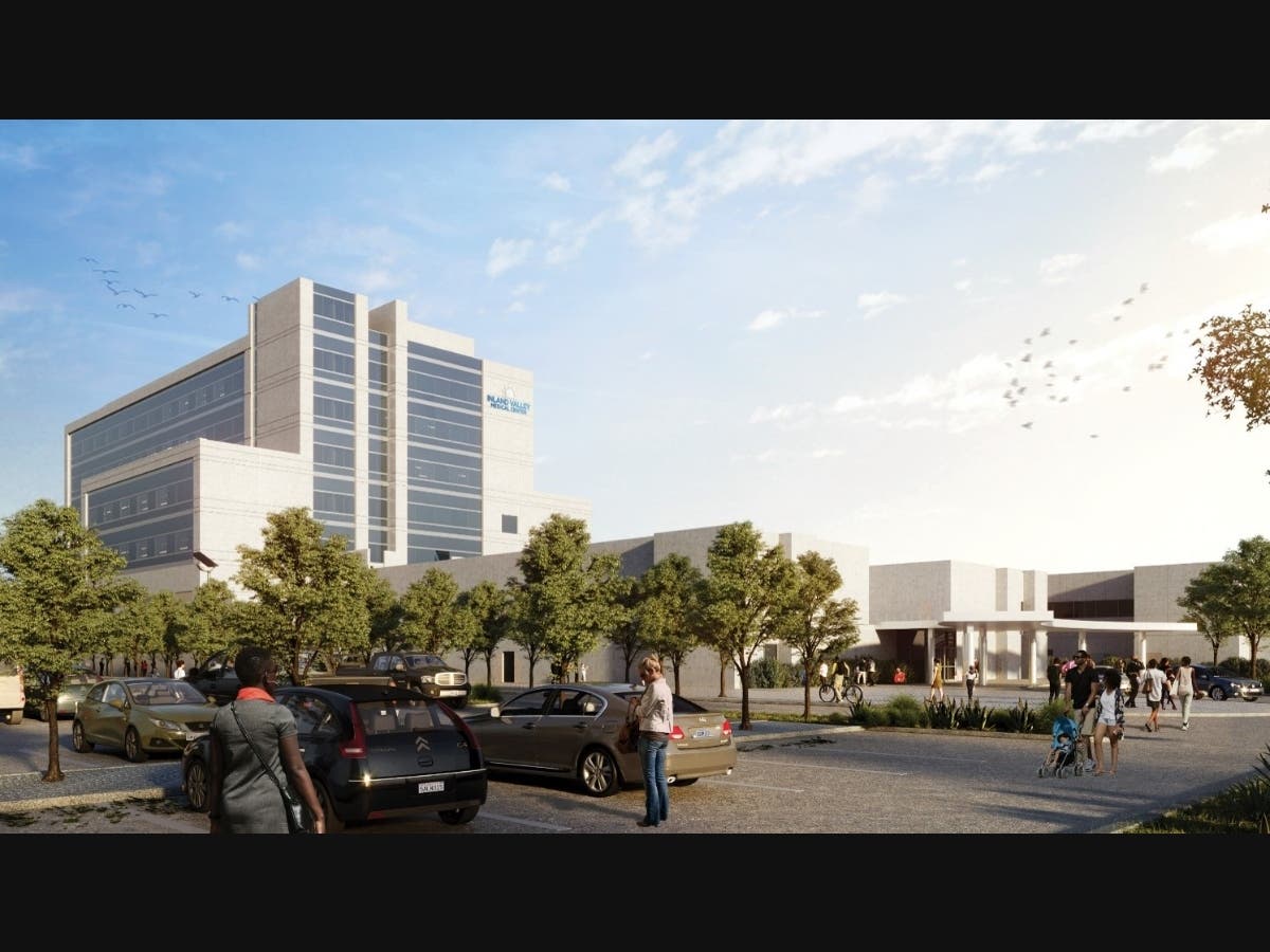 An artist's rendering of the new Inland Valley Medical Center campus.