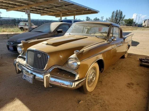 A Studebaker Golden Hawk is one of the many items up for bid during the July 13 auction.
