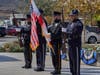 Joint Hemet Police Department-Palm Springs Police Department Honor Guard during Friday's event.
