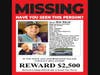 A missing person flyer for Noe Navar.