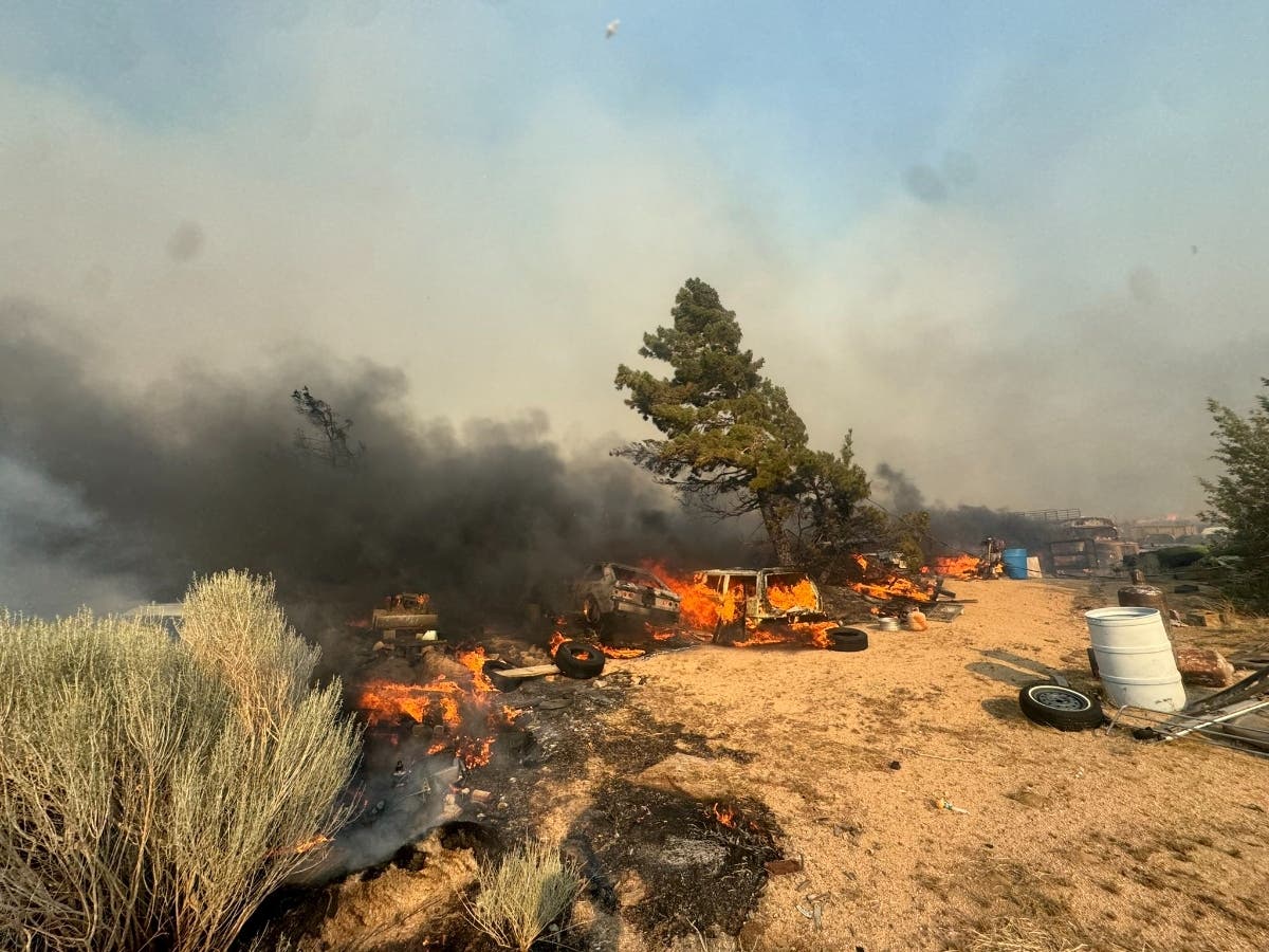 Evacuations Ordered As Ranch Fire Swells To 2,000 Acres In IE | Banning ...