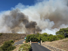 The Volcano Fire burning near the Santa Rosa Plateau Ecological Reserve.