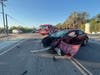 The incident scene Monday in Coachella.