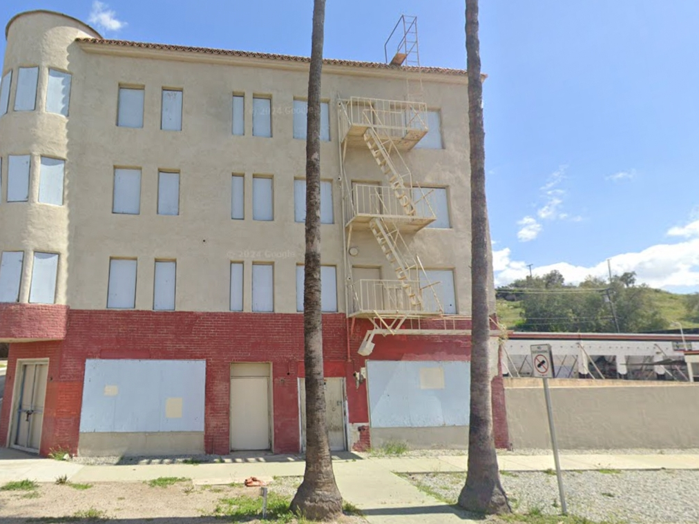 The now-shuttered Ambassador Hotel at 164 S. Main Street in Lake Elsinore.