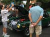 Ken Samen's dark green 1977 MG Midget is ready for its close-up. 